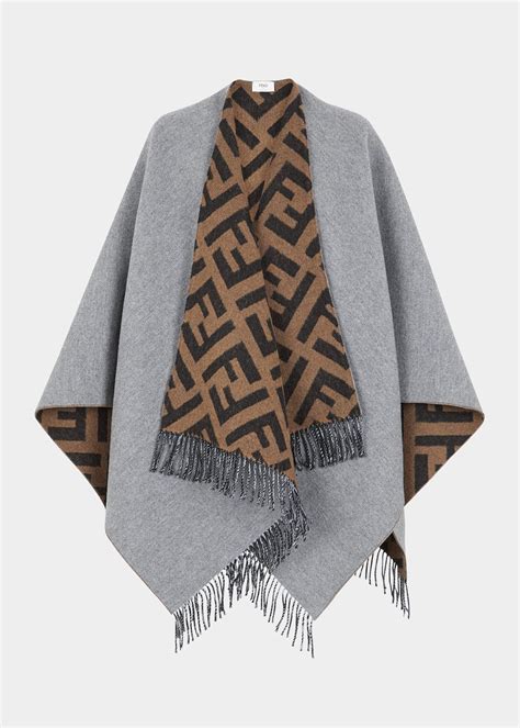 fendi cape womens|Fendi cashmere poncho.